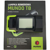 Lampka rowerowa 3w1 MUNDO T8  (zielona)