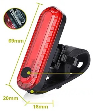 Lampka rowerowa tylna MUNDO