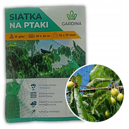 Siatka przeciw ptakom 10 x 20 m GARDINA 