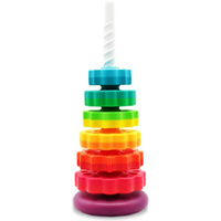 Interaktywna zakręcona wieża dla dzieci BETTER TOYS Piramida 18403